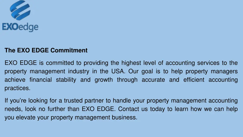 the exo edge commitment