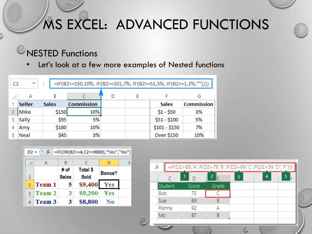 ms excel advanced functions 8