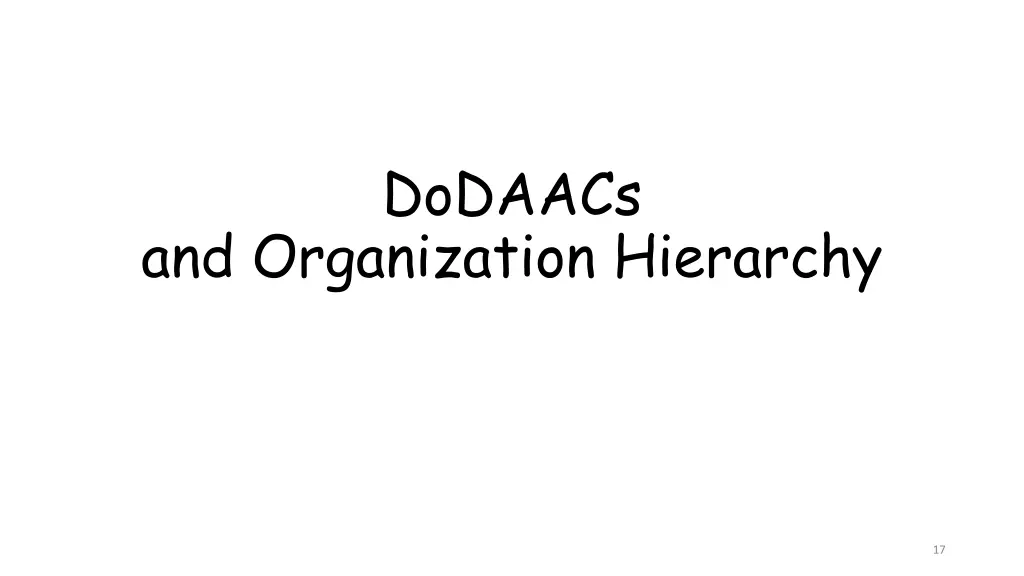 dodaacs