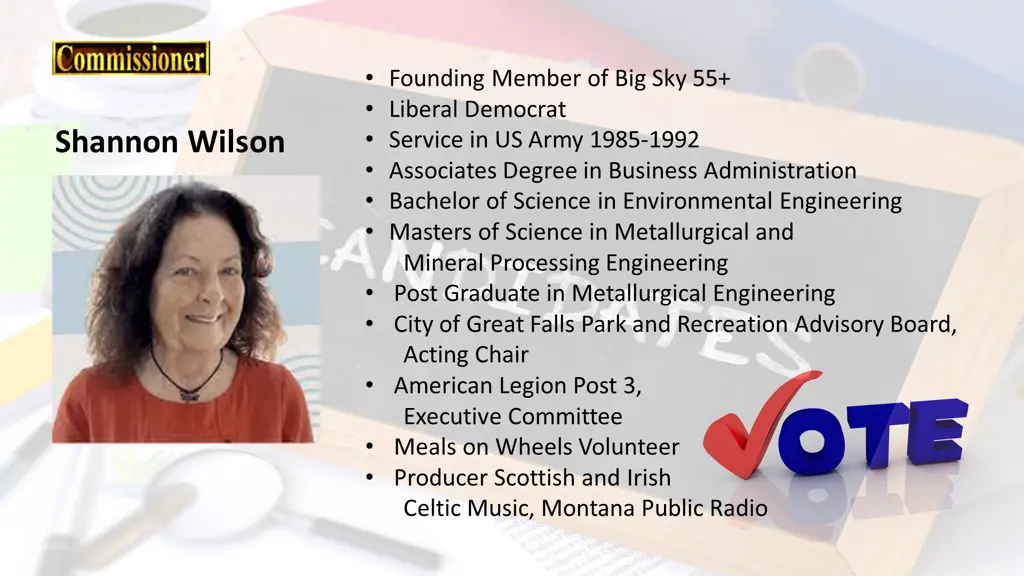 founding member of big sky 55 liberal democrat