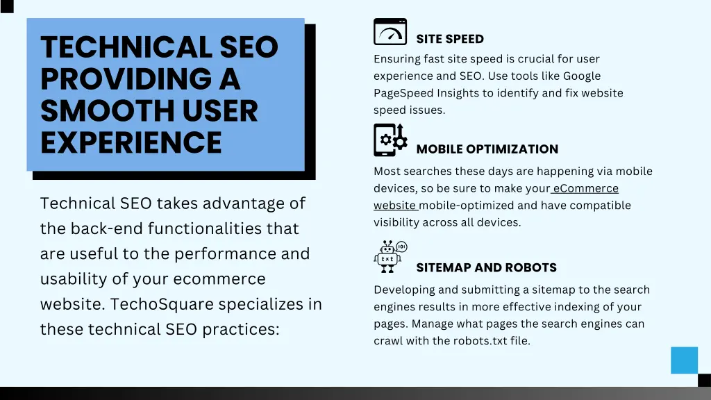 technical seo providing a smooth user experience