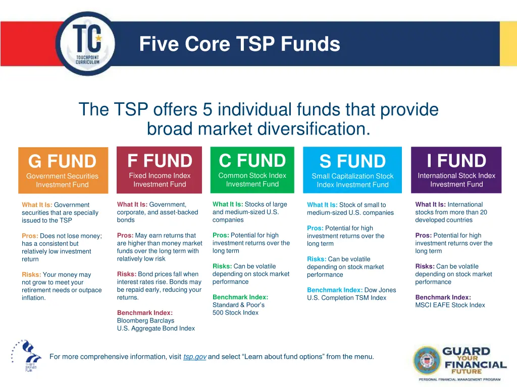 five core tsp funds