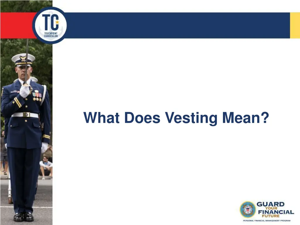 what does vesting mean