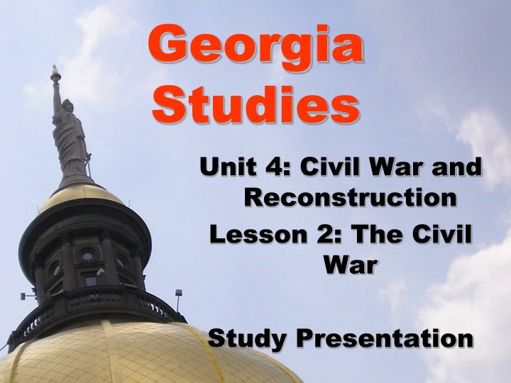 georgia studies unit 4 civil