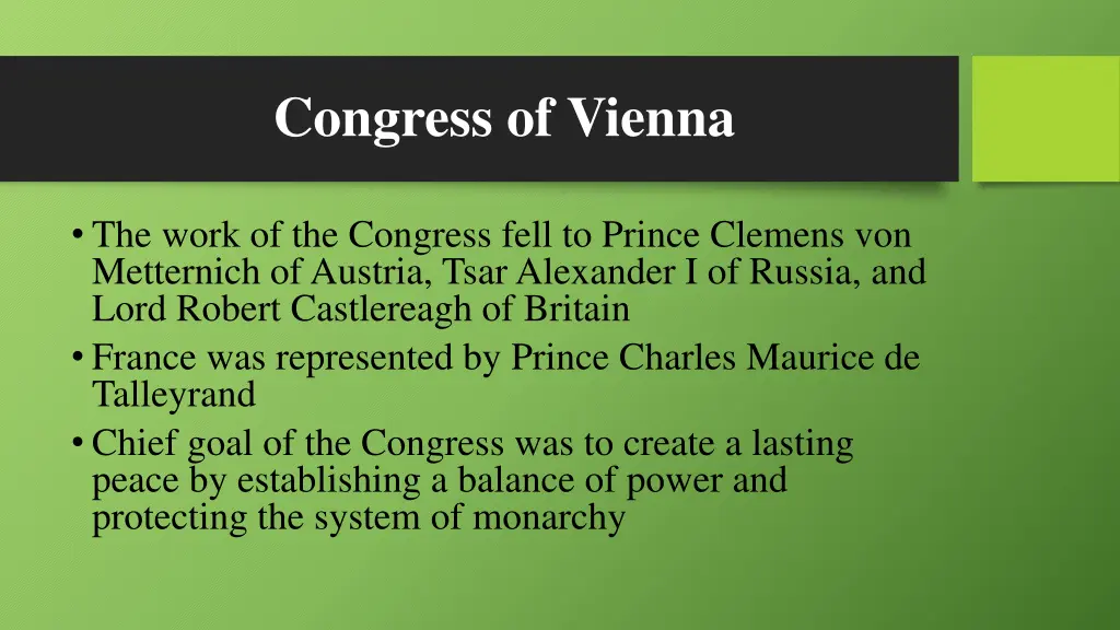 congress of vienna 1