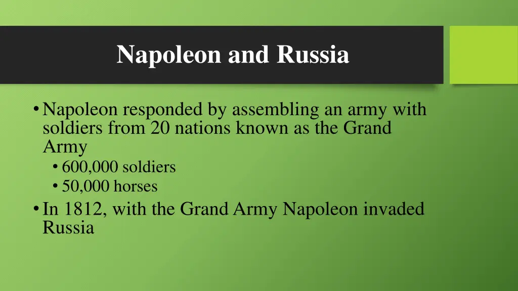 napoleon and russia 1