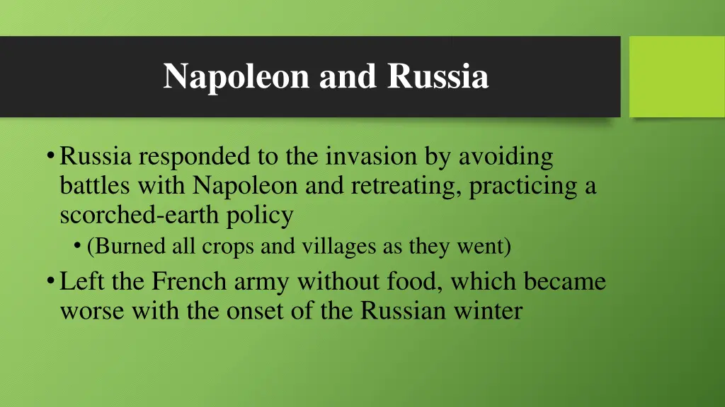 napoleon and russia 2