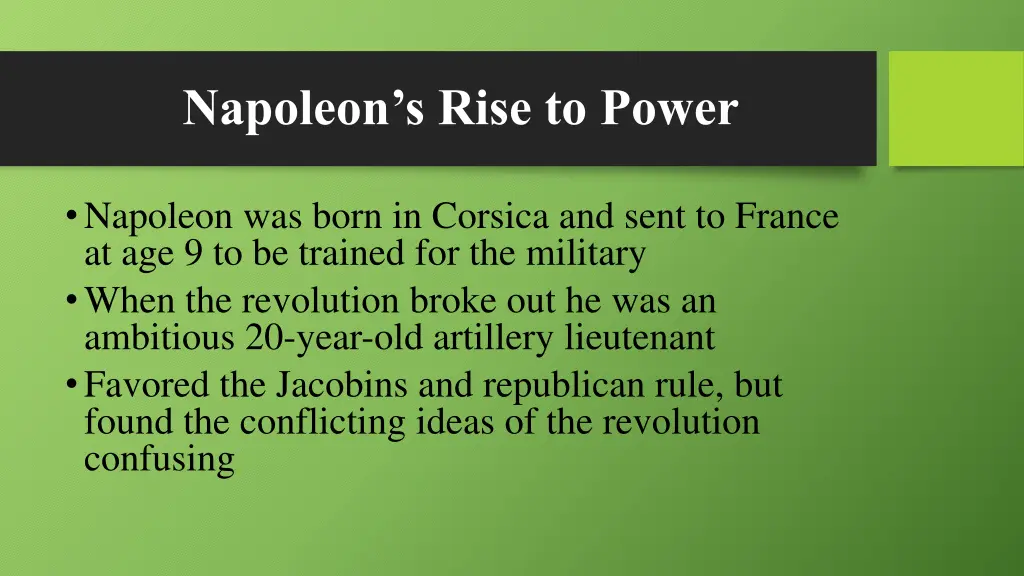 napoleon s rise to power 1