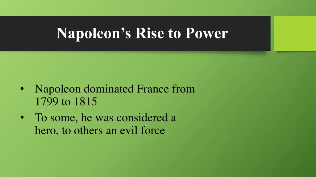 napoleon s rise to power