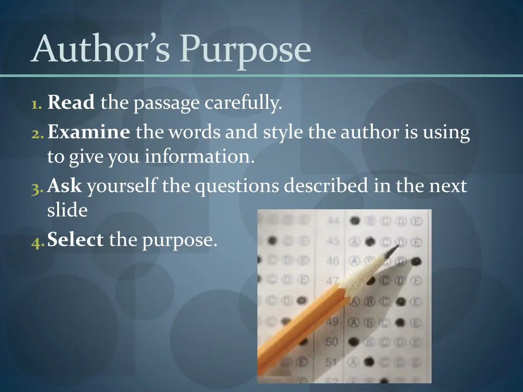 author s purpose