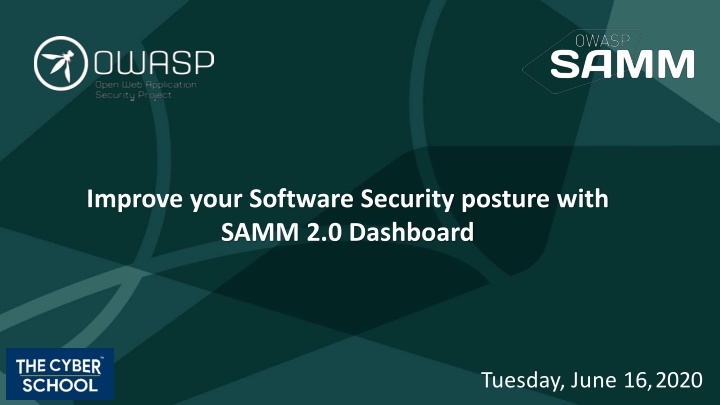 improve your software security posture with samm