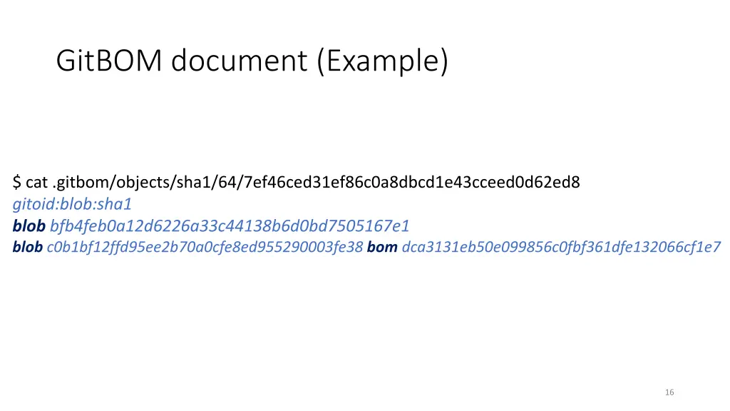 gitbom document example