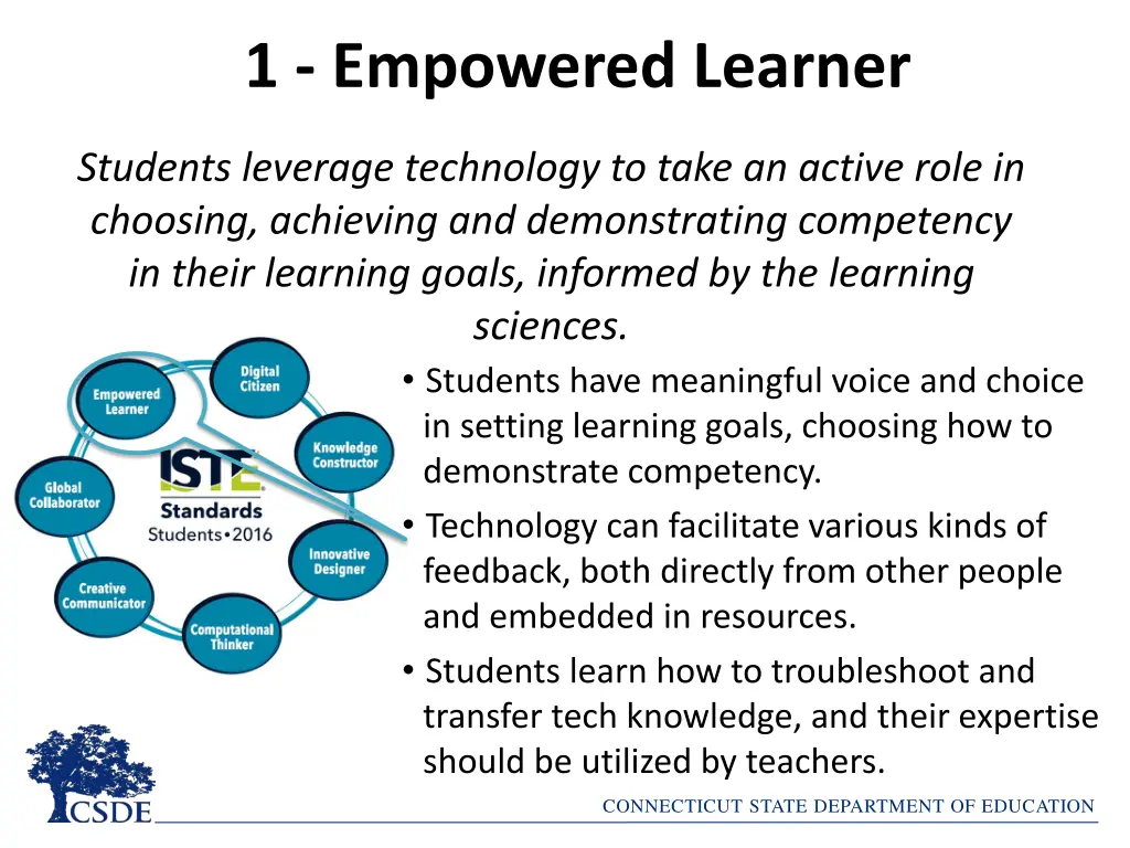 1 empowered learner