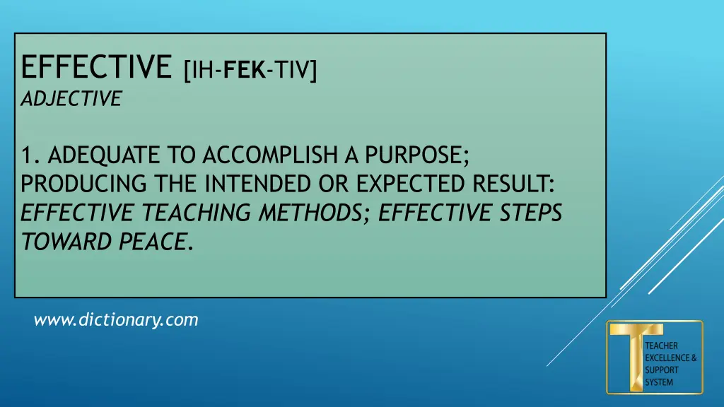 effective ih fek tiv adjective