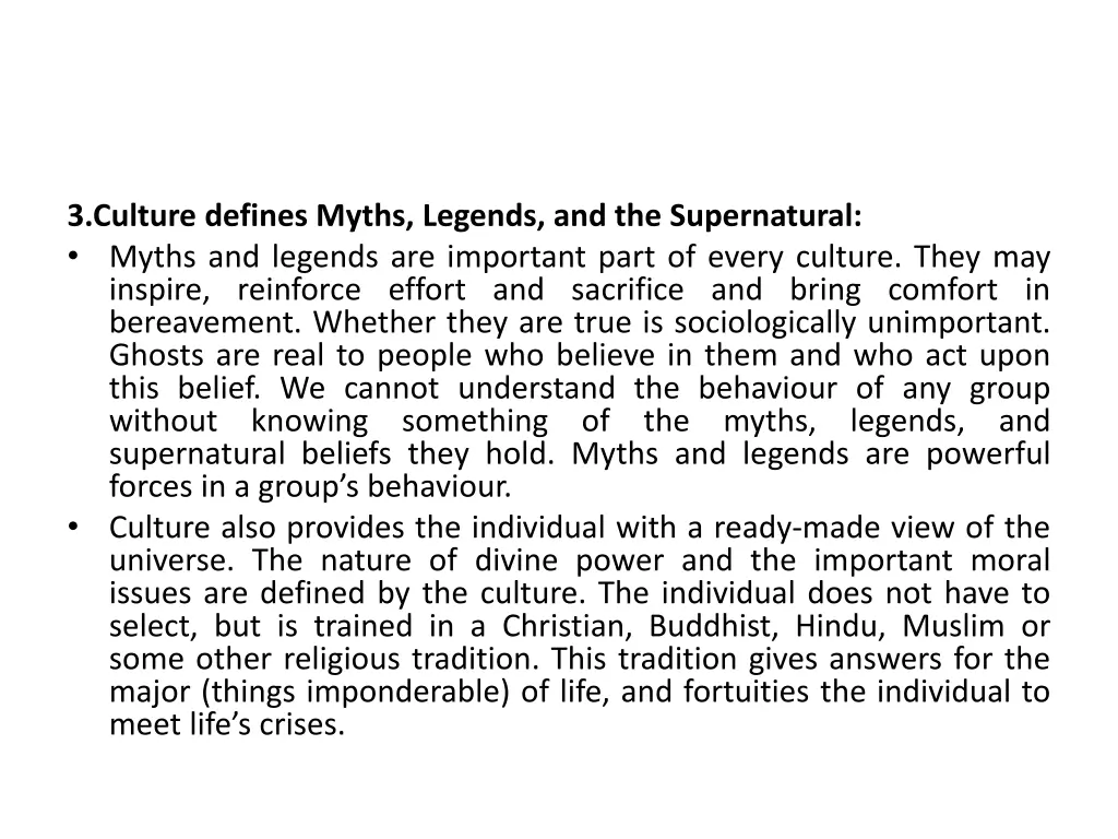 3 culture defines myths legends