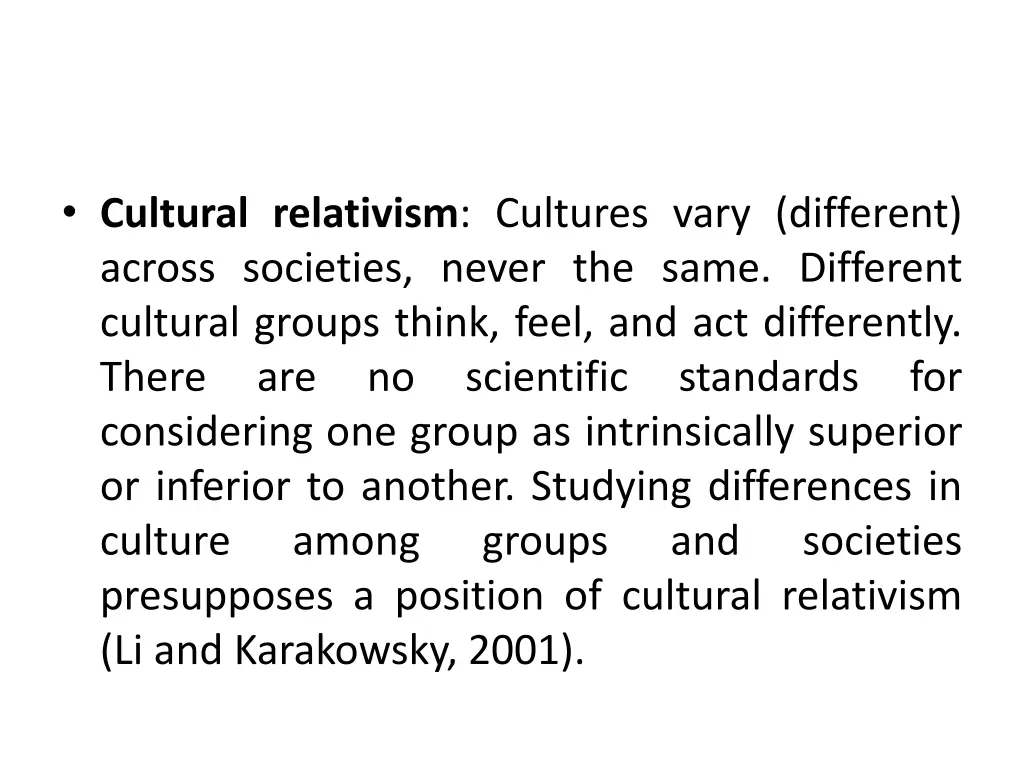 cultural relativism cultures vary different