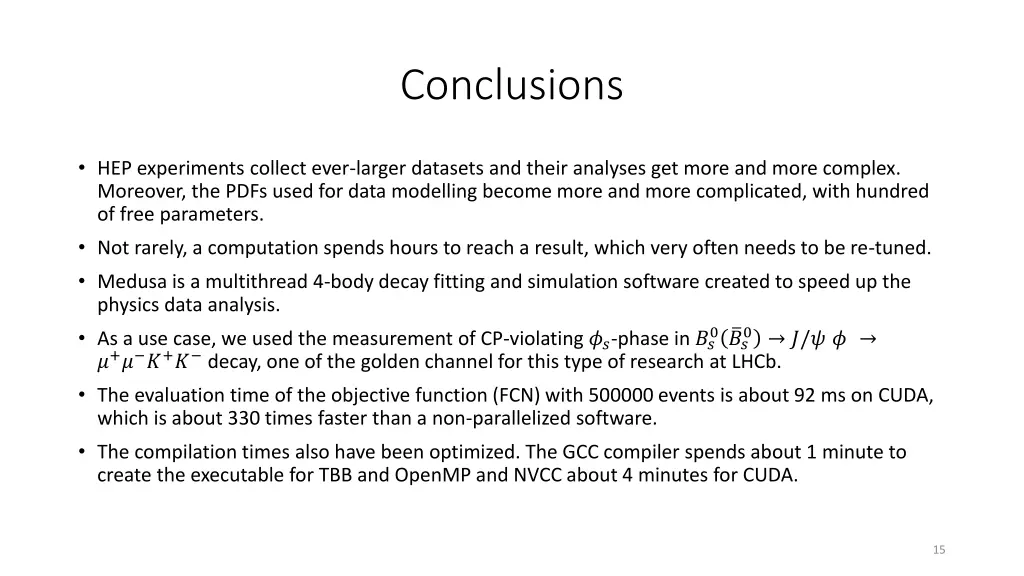 conclusions