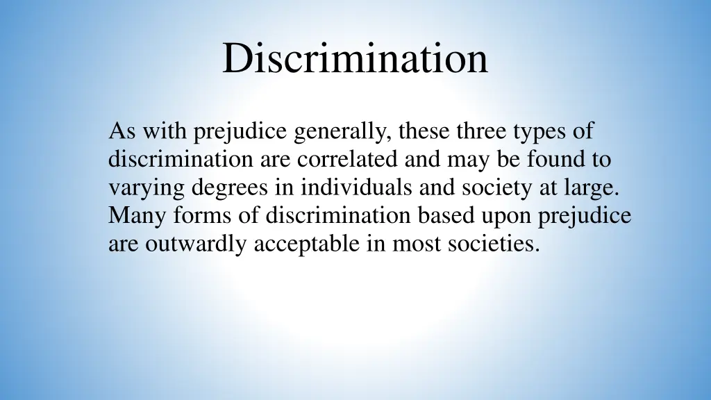 discrimination 4