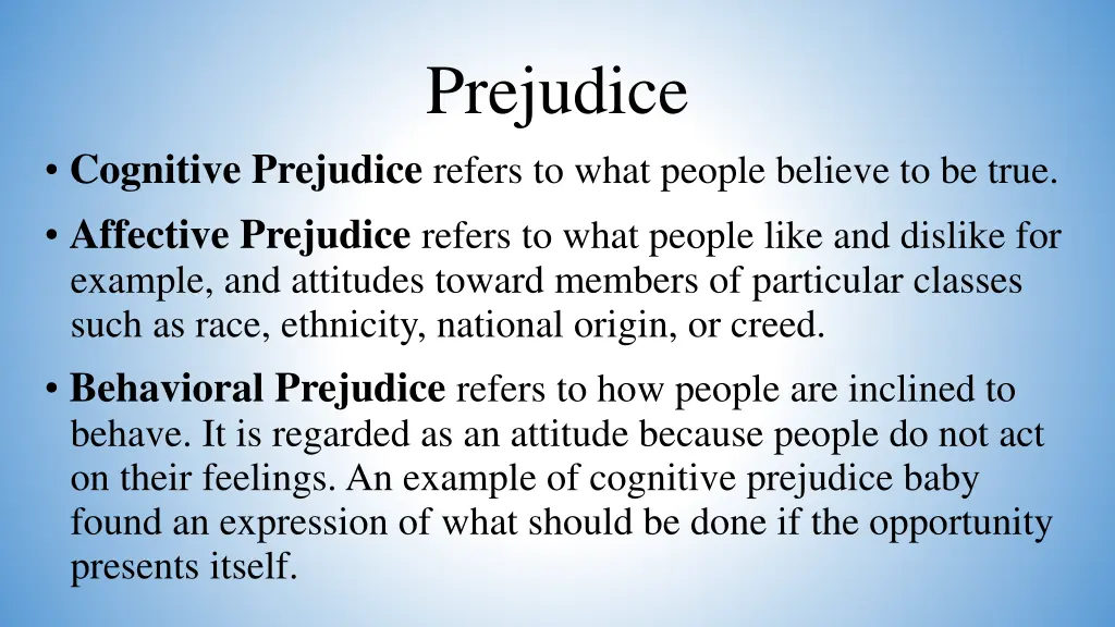 prejudice 2