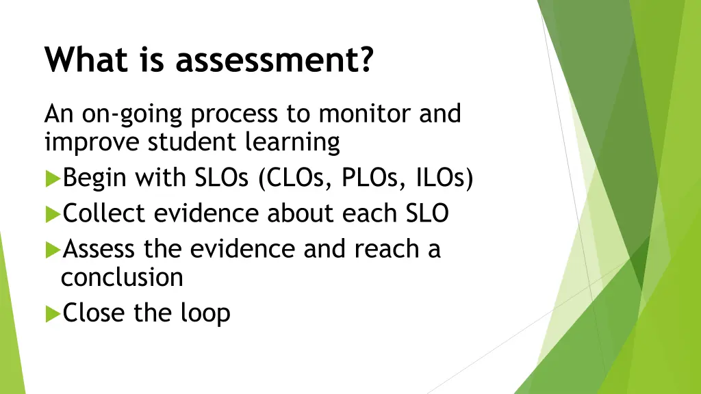 what is assessment