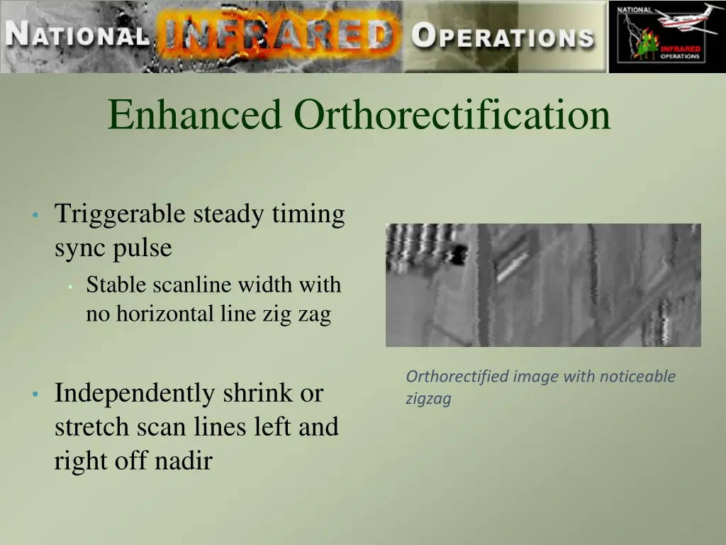 enhanced orthorectification