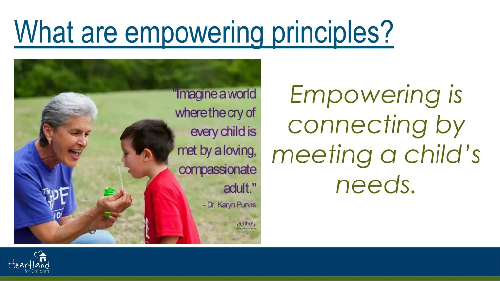 what are empowering principles