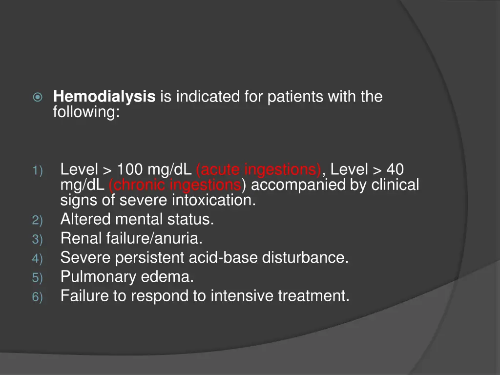 hemodialysis is indicated for patients with