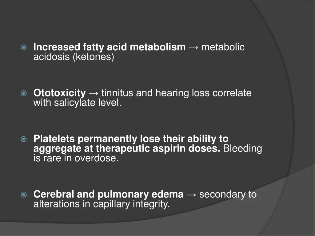 increased fatty acid metabolism metabolic