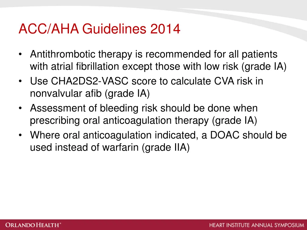 acc aha guidelines 2014