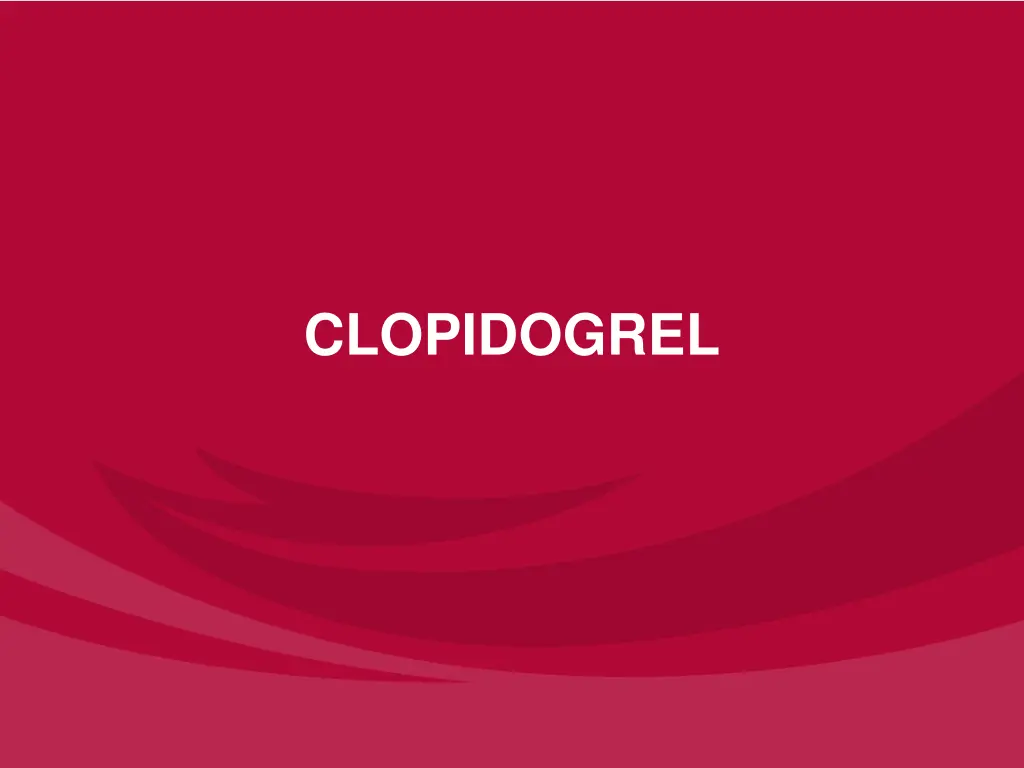 clopidogrel