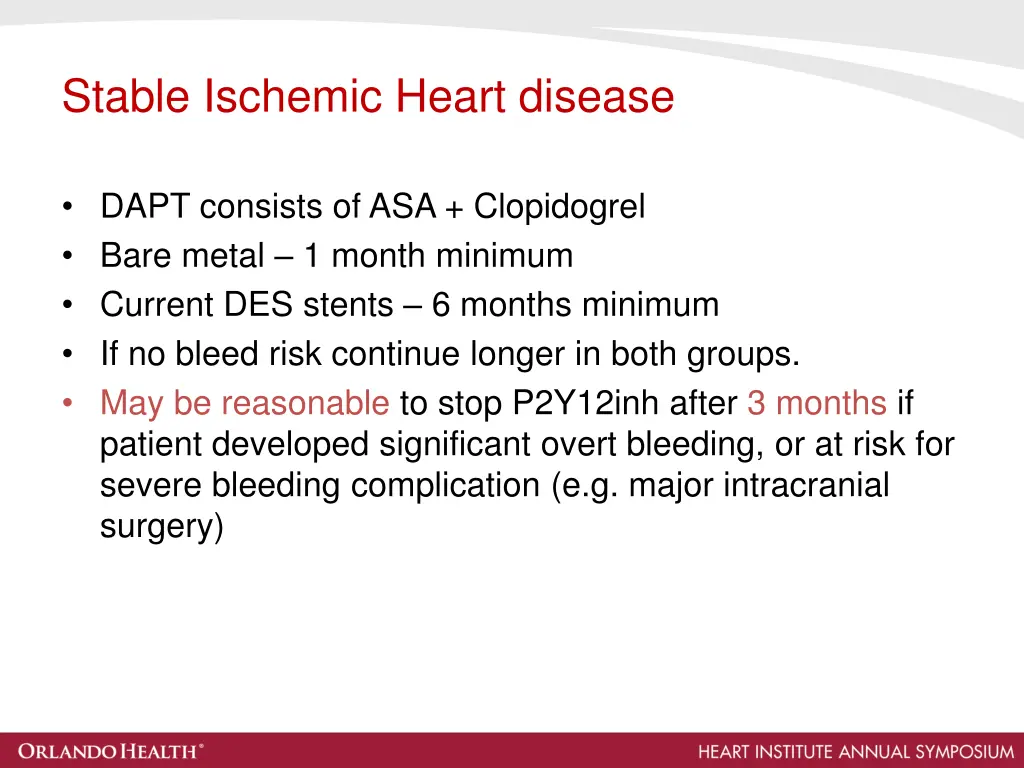 stable ischemic heart disease