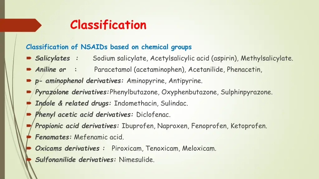 classification