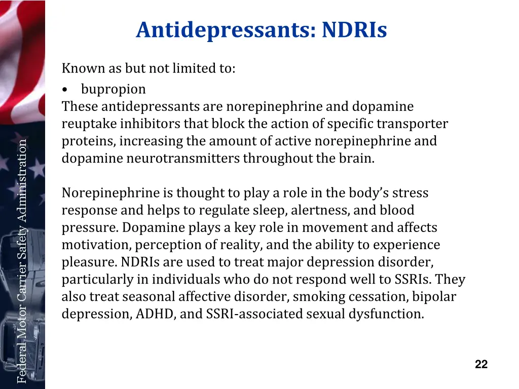 antidepressants ndris