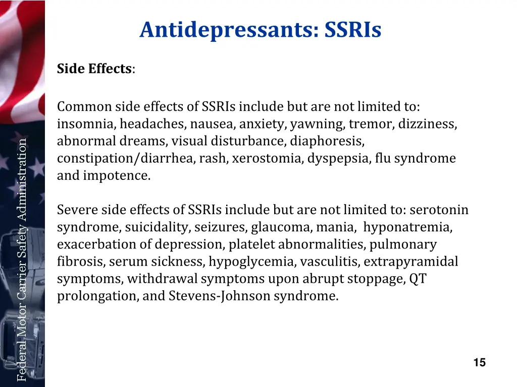 antidepressants ssris 1