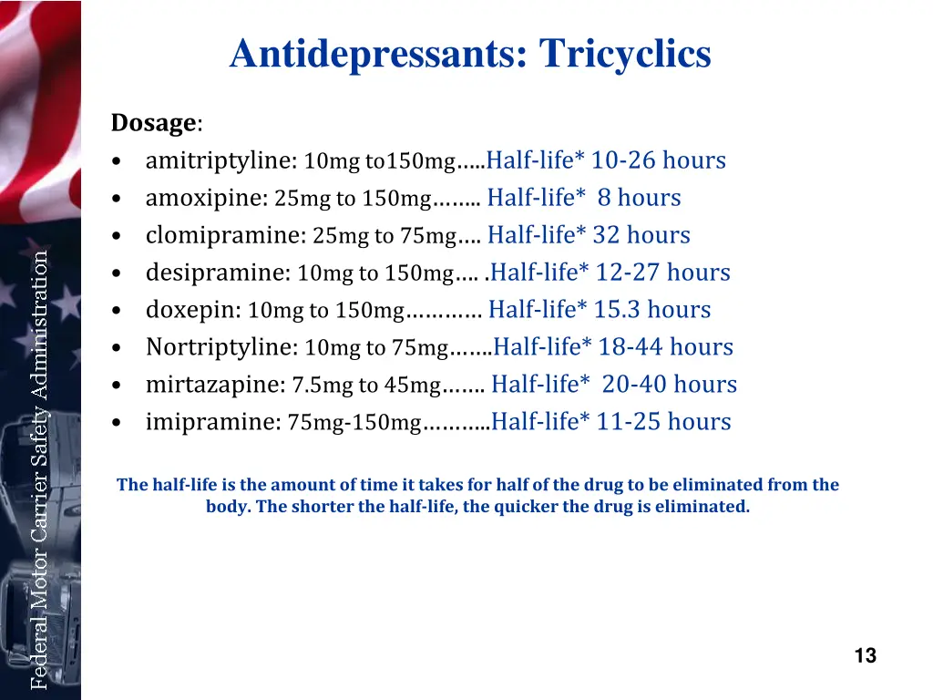 antidepressants tricyclics 1