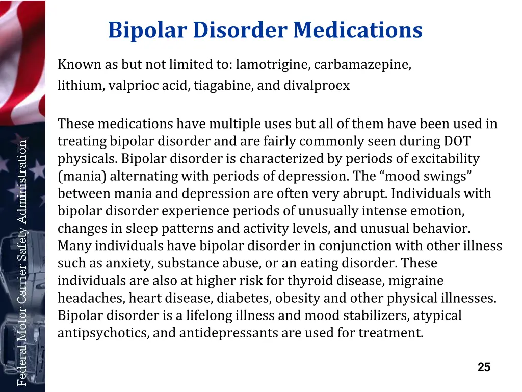 bipolar disorder medications