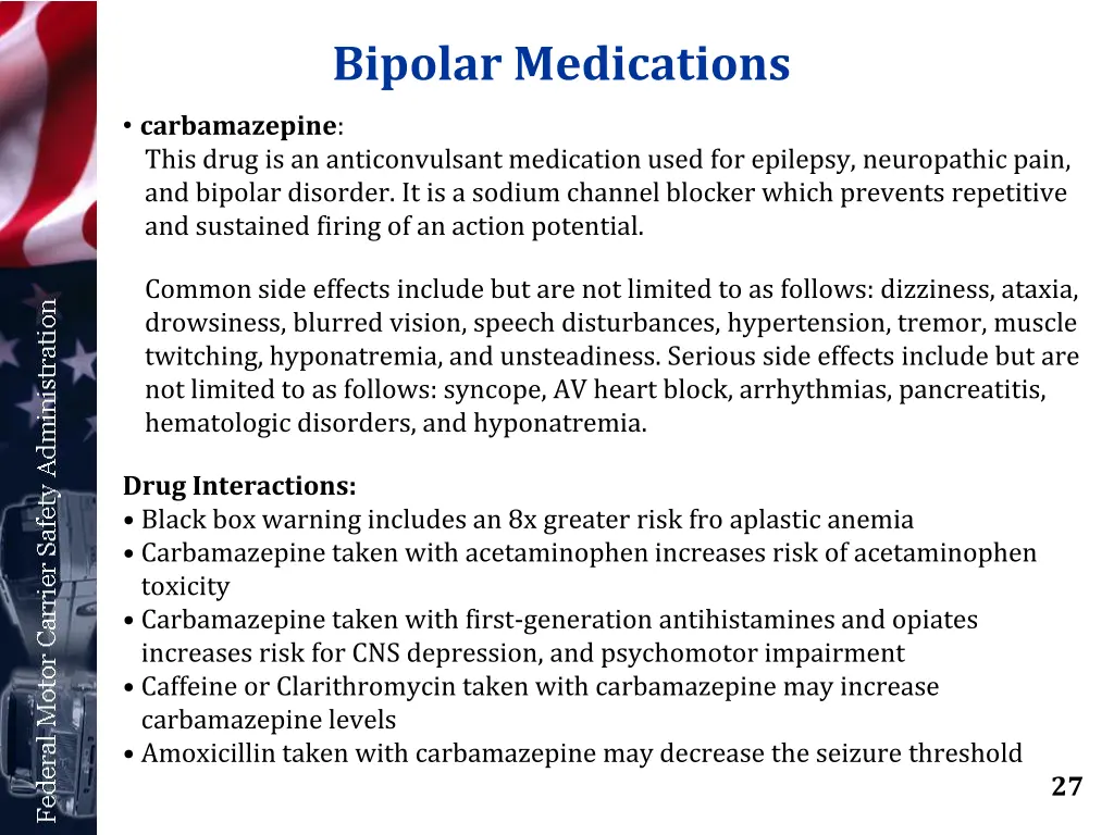 bipolar medications