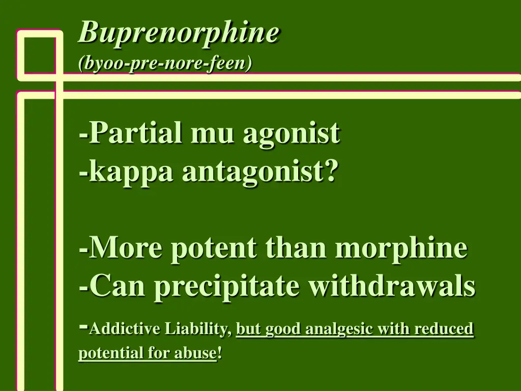 buprenorphine byoo pre nore feen