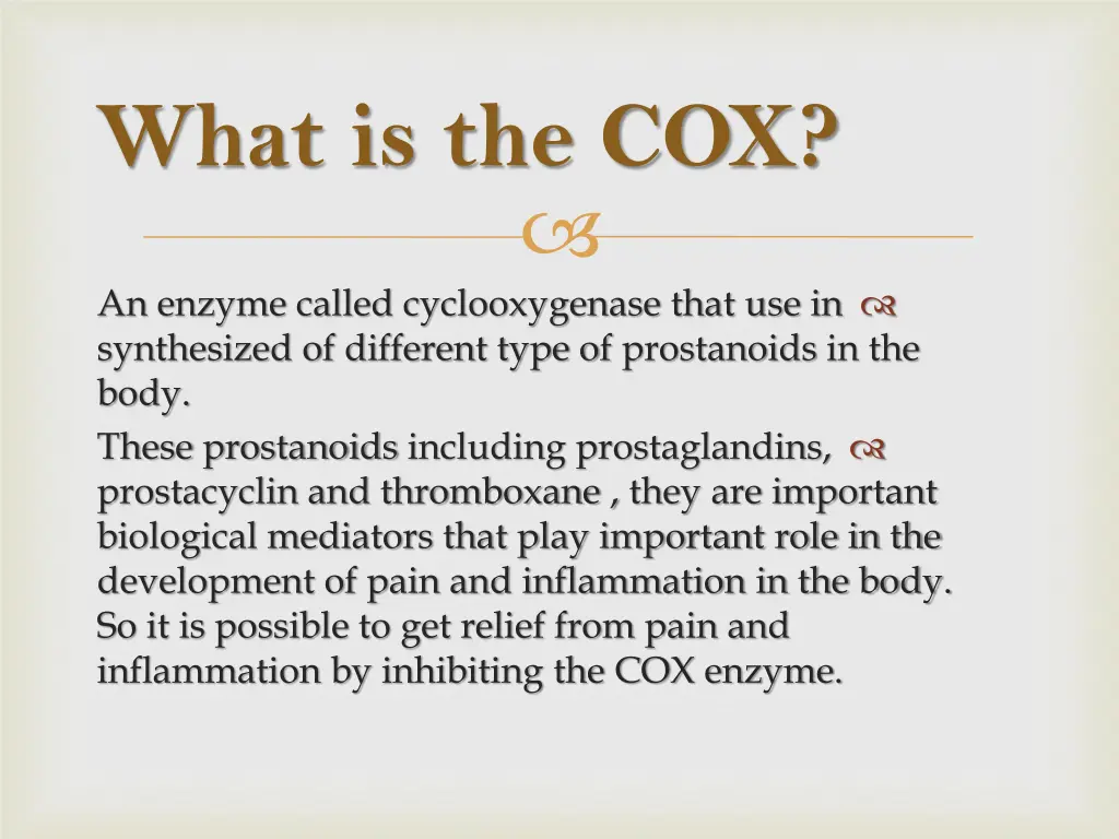 what is the cox