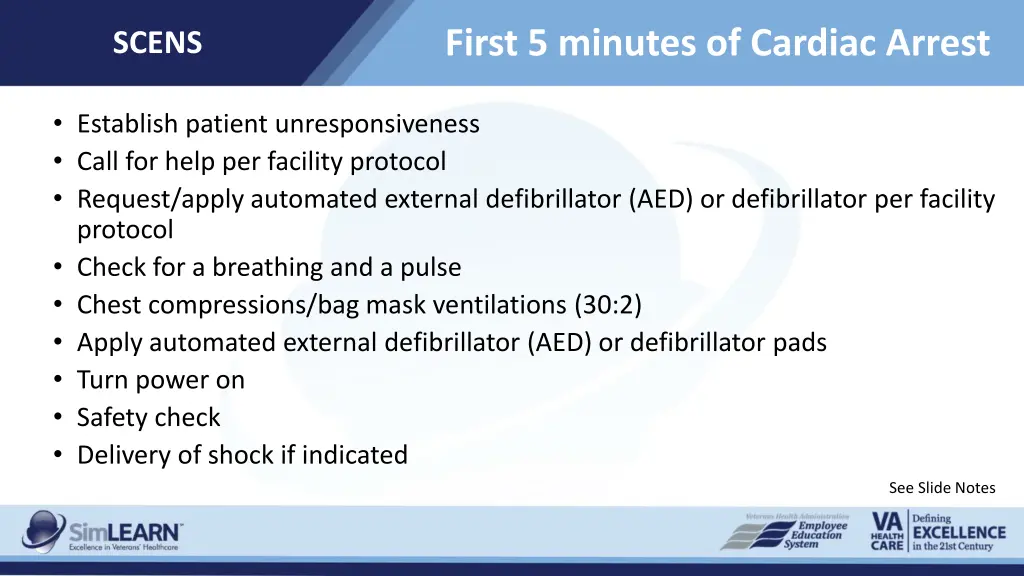 first 5 minutes of cardiac arrest