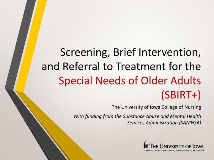 screening brief intervention and referral