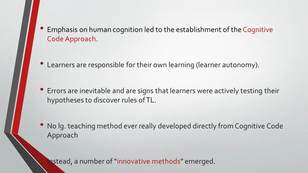 emphasis on human cognition