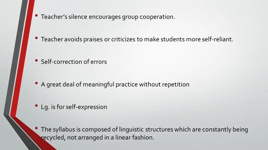 teacher s silence encourages group cooperation