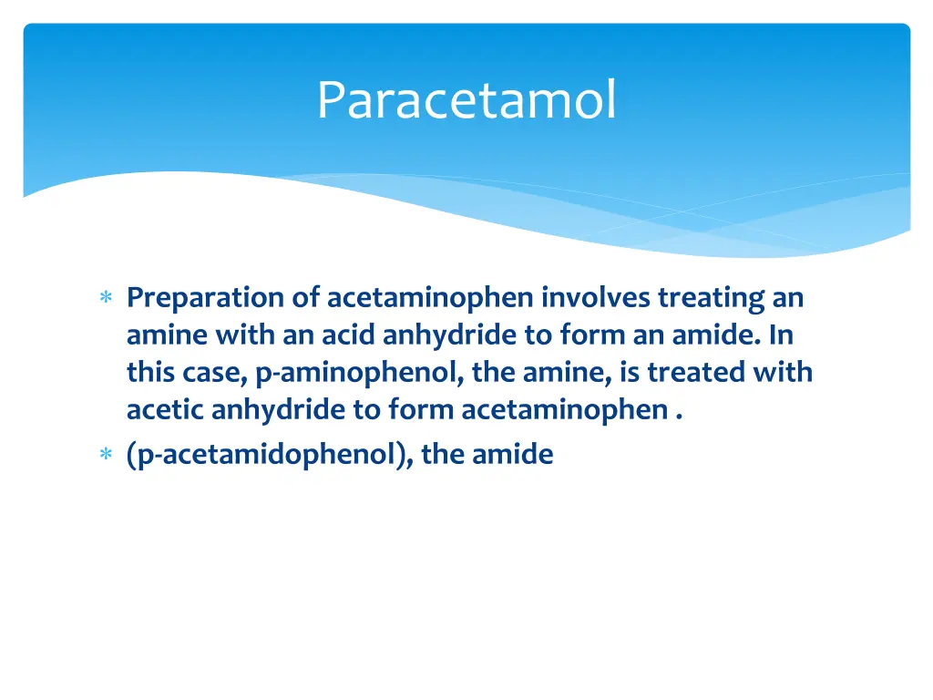 paracetamol