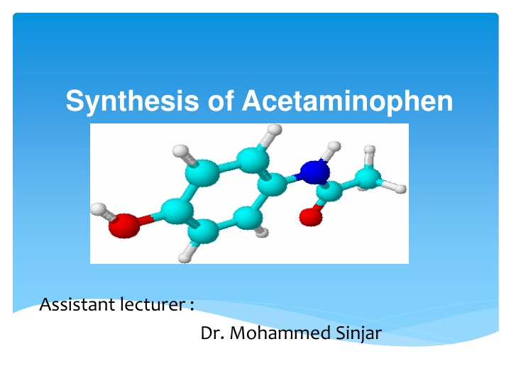 synthesis of acetaminophen