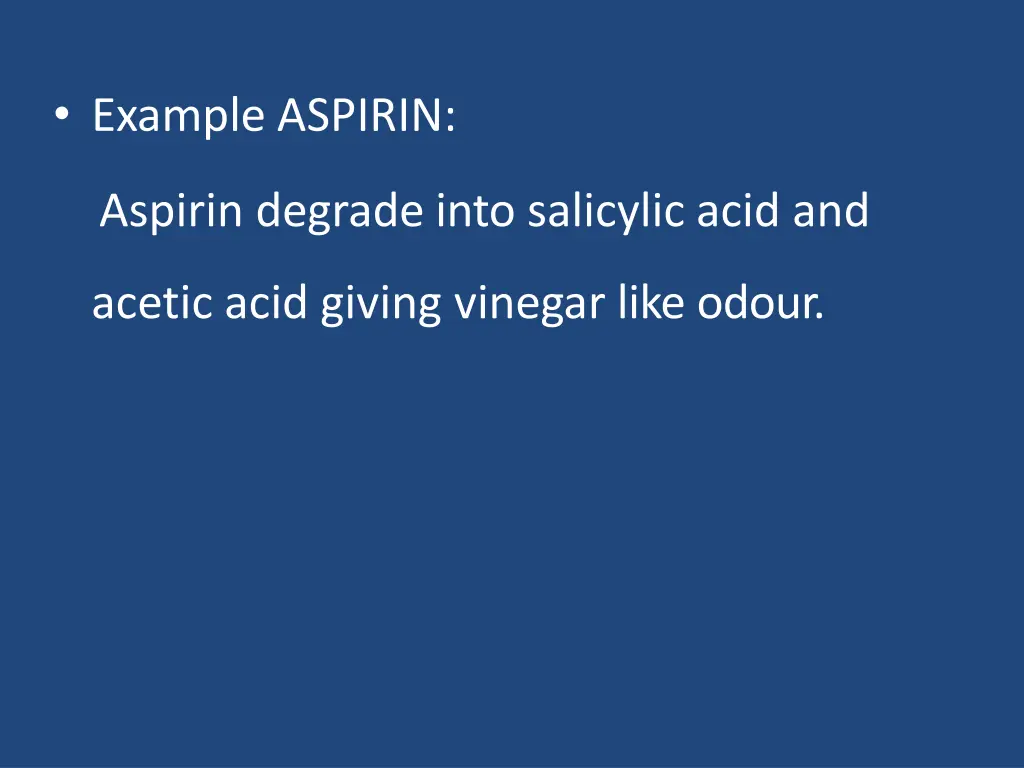 example aspirin