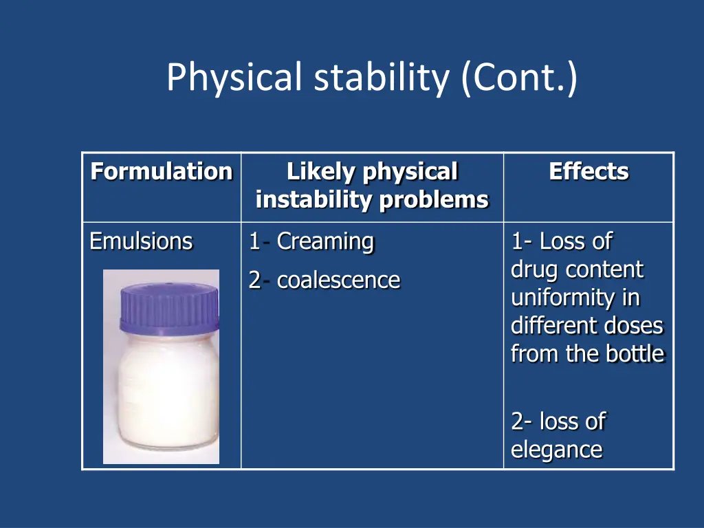 physical stability cont 2