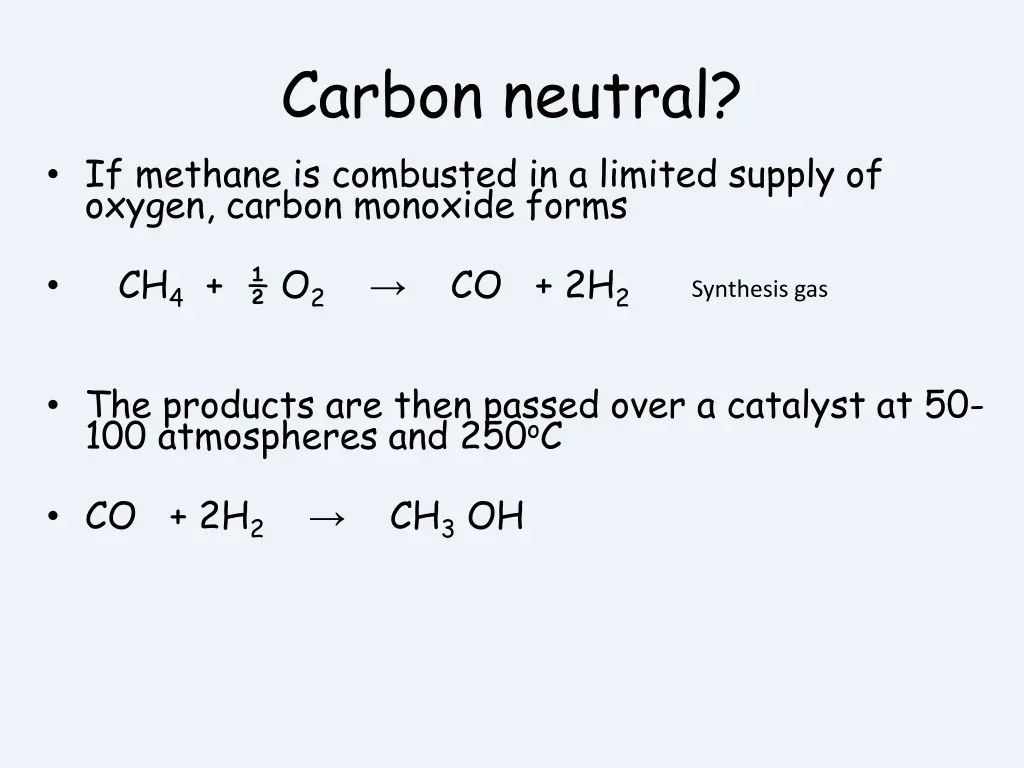 carbon neutral