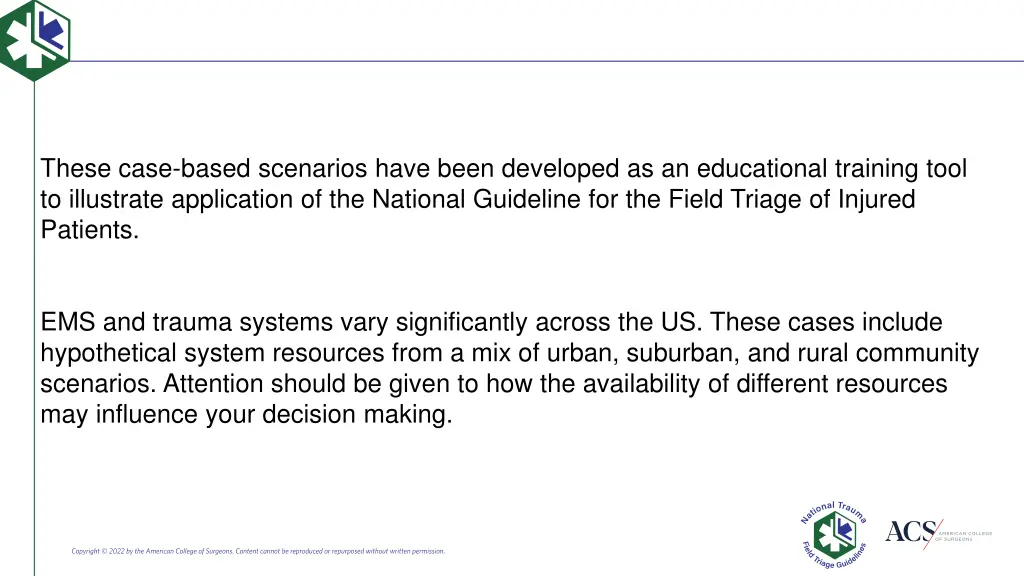 these case based scenarios have been developed