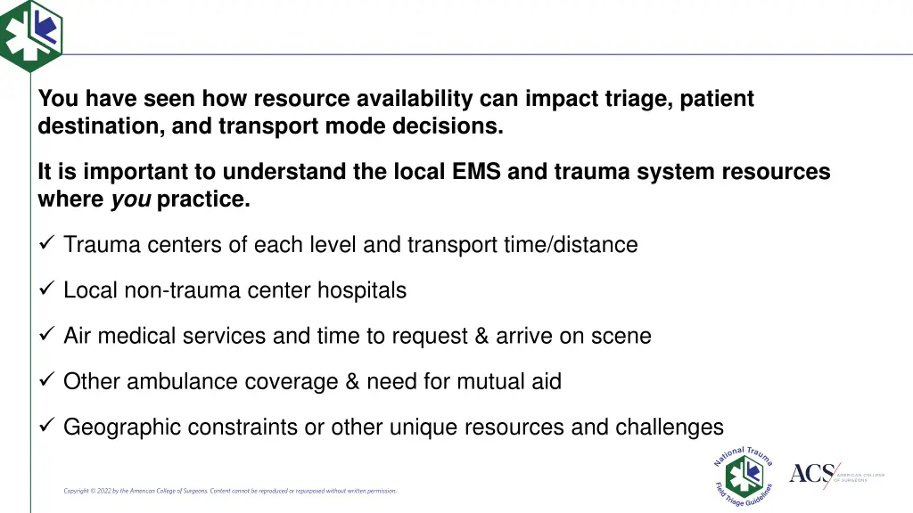 you have seen how resource availability